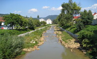 Řeka Sasar, Baia Mare, Rumunsko