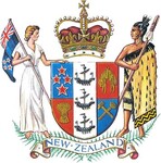 Státní znak Nového Zélandu.