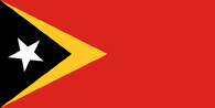 Vlajka Východního Timoru.