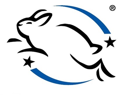 Skákající králík - logo HCS/HHPS. Na výrobcích certifikovaných společností být může, ale také nemusí.