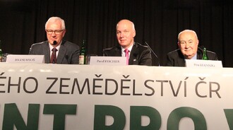 Jiří Drahoš, Pavel Fischer a Petr Hannig.