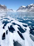 Ledovec na ostrově Baffin