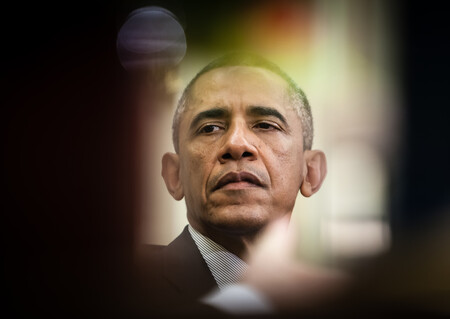 Obama se od lednového ukončení svého působení v Bílém domě ke svému nástupci moc nevyjadřuje, ale v Dillí učinil výjimku.  Ilustrační snímek Baracka Obamy.
