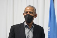 Barack Obama na klimatické konferenci COP26 v Glasow