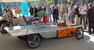 Solární vůz byl produktem studentů ČVUT.