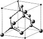 Sch�ma krystalick� m��ky diamantu. Obr�zek: Anton/Wikimedia Commons