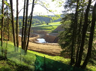 nelegální přehrada pod Paprskem