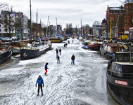 Bruslení na kanálu v Nizozemí