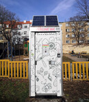 záchod v parku Hadovka