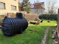 nádrž na dešťovou vodu