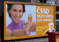 Billboard ČSSD k volbám 2010