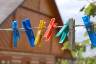 Kolíčky na prádelní šňůře