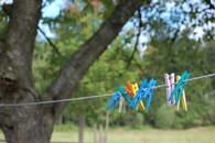 Kolíčky na prádelní šňůře