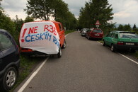 Snímek z veřejné prezentace variant R35 na Kozákově