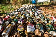 Vysbírané plechovky