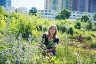 Jana Drápalová v Parku pod Plachtami