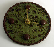 Nástěnné hodiny z CD