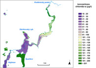 Vyhodnocení přítomnosti řas a sinic