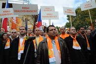 Výstup ČSSD na Říp před krajskými volbami v říjnu 2008