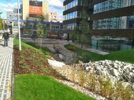 retenční nádrž budovy Delta