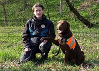 Klára Hlubocká a pes Viki