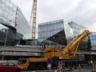 Výstavba obchodního centra Bořislavka