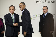 Francois Hollande, Barack Obama et Ban Ki-moon
