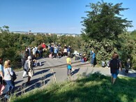 Retenční protierozní nádrž pod vyhlídkou 