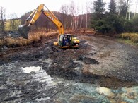 Odbahňování rybníka