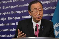 Generální tajemník OSN Pan Ki-mun