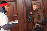 Předávání výzvy Zachranmě stromy