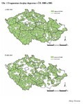 Fragmentace krajiny 1990 - 2009