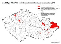 Oblasti s překročenými imisními limity