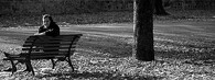 Stařenka a lavička