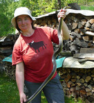 užovka stromová a Radka Musilová