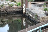 Vodočetná lať u jezu