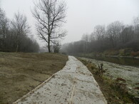 Úprava břehů řeky Bečvy u Přerova