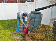 barel na dešťovou vodu