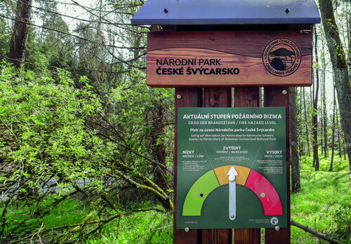 Možnost vstupu návštěvníků do národního parku je v závislosti na vyhlášeném stupni požárního nebezpečí omezována. Za naprostou většinou požárů vzniklých v národním parku stojí nerespektování pravidel pro návštěvu chráněného území.