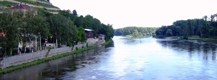 Soutok Labe a Vltavy na Mělníce Foto: Hans Weingartz Wikimedia Commons