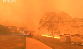 Požáry v Austrálii.