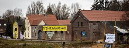 Protest v Lützerathu v listopadu 2021 Foto: Superbass Wikimeda Commons