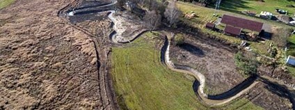 Povodí Moravy staví v Herálci přírodě blízká protipovodňová opatření Foto: Povodí Moravy