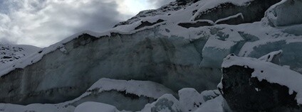 Ledovec Morteratsch ve Švýcarsku Foto: Patrik Tschudin Flickr