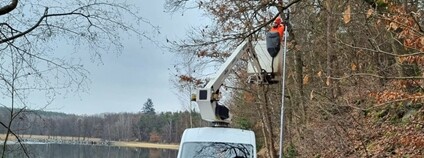 Nastavení svítidel Foto: Správa veřejného statku města Plzně