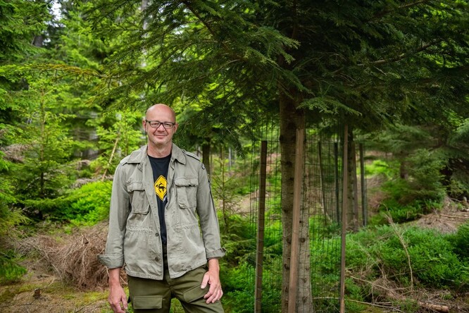 Správce božídarských lesů Karel Picura.