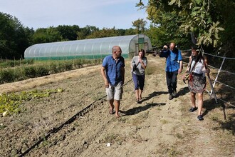 Natáčení snímku Happy Farmers.