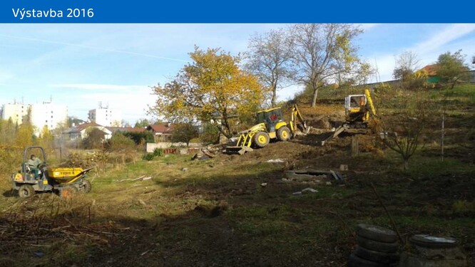 Obr. 3. Realizace terénních úprav u nádrže Terezka