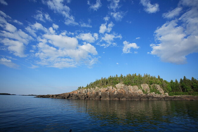 Národní park Isle Royale v Michiganu.