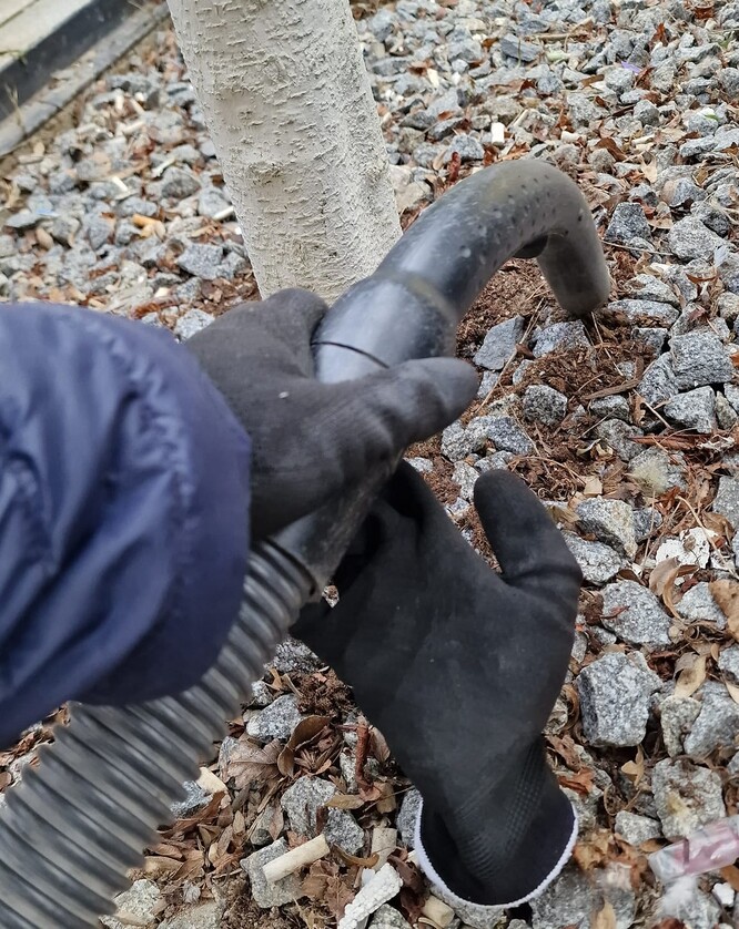 A musí se to vysát.